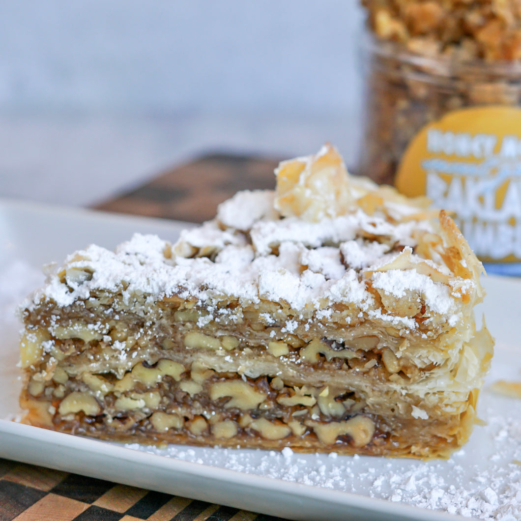 Baklava Crumbles Pie