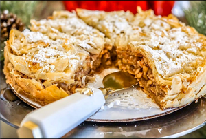 Baklava Crumbles Pie